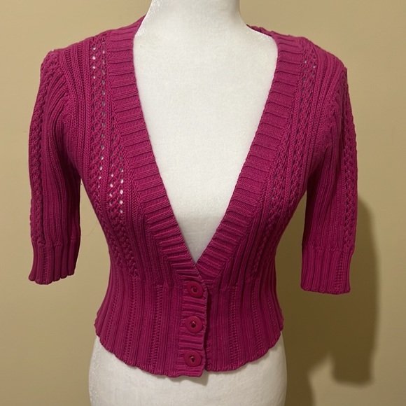 Cropped cardigan - Picture 2 of 8